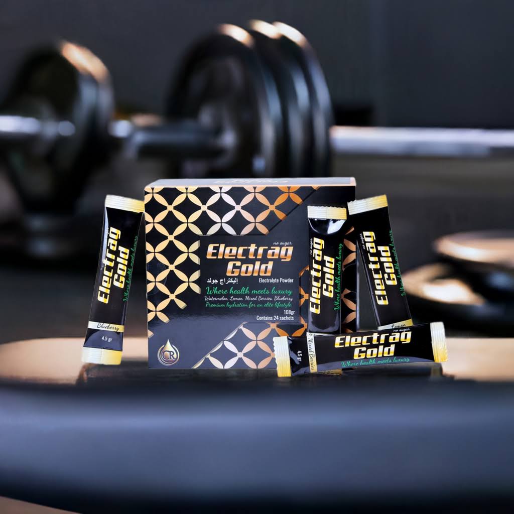 Electrag Gold – Premium Natural Electrolyte Supplement for Hydration, Performance and Recovery – Available in Lemon, Blueberry, Mixed Berries and Watermelon - Natural Elecytolyte Supplement - electrag - gold