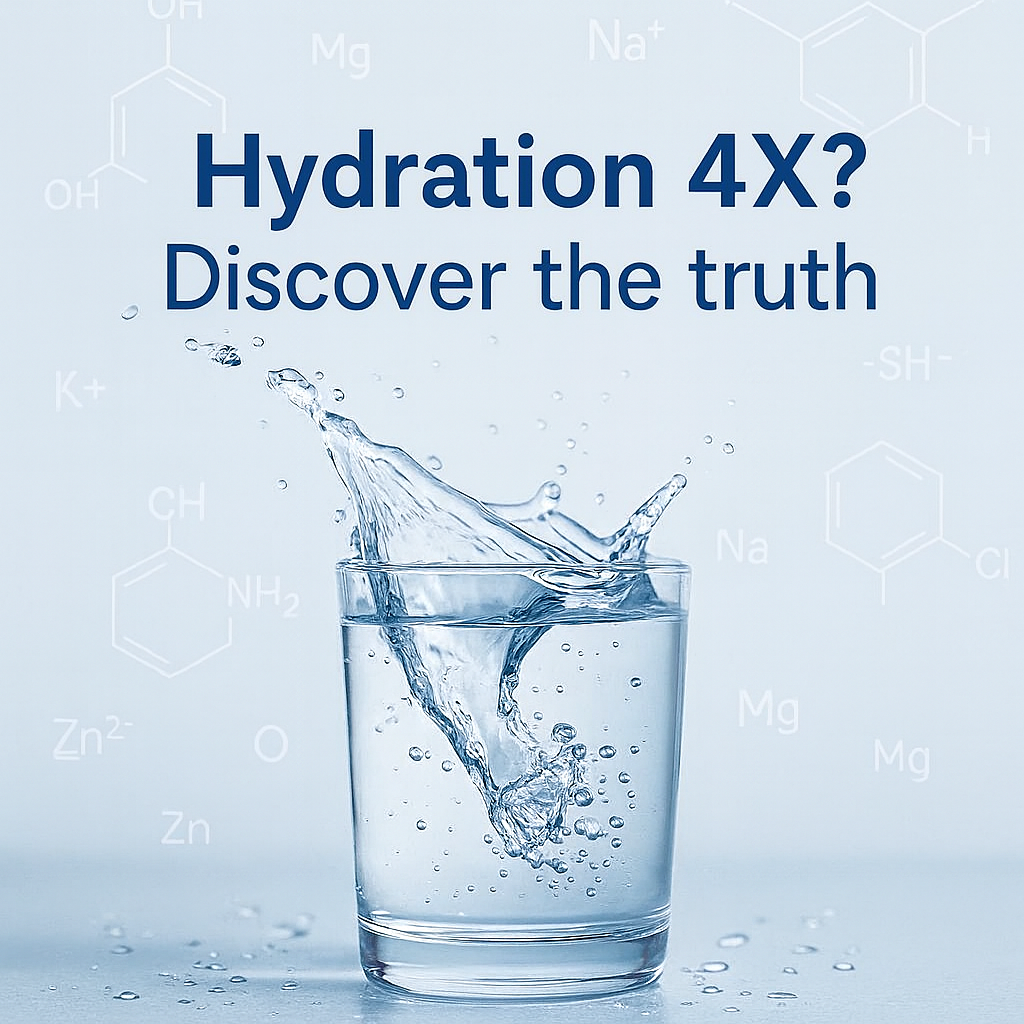 4X Hydration? Find out the truth – Sugar-free electrolyte science by Electrag Gold